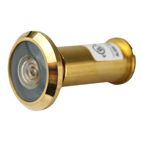 Global Door Controls Solid Brass Door Viewer 200 Degree - Polished Brass Finish GH-UL3315-US3